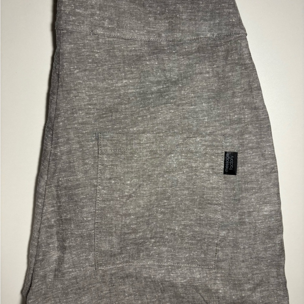 *Made in Canada* Gray High Waisted Flared-Leg Pants - Picture 7 of 8